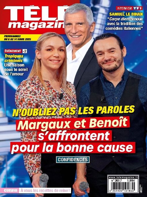 Title details for Télé Magazine by Les Publications Grand Public (PGP) - Available